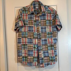 Brooks Brothers Colorful Plaid Button Down Shirt